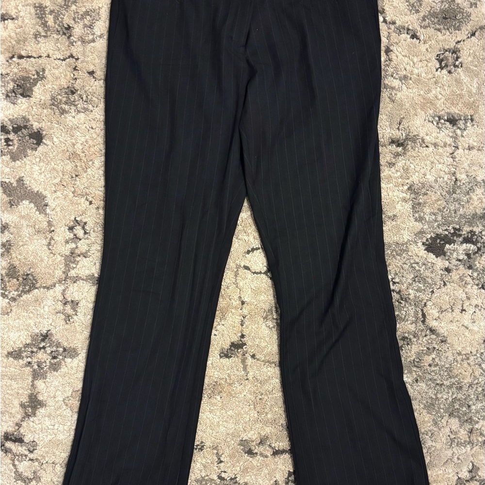 Express Black Pinstripe Pants